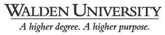 online graduate degree from walden university