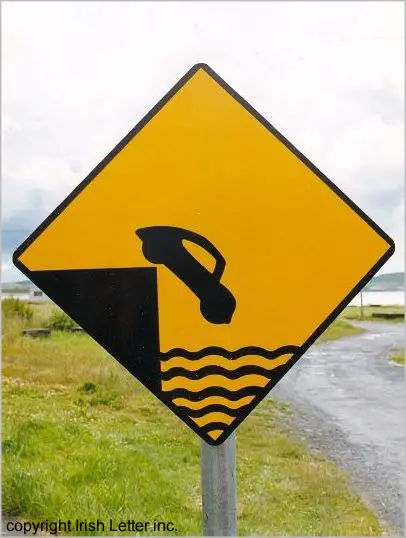 funny Irish road sign